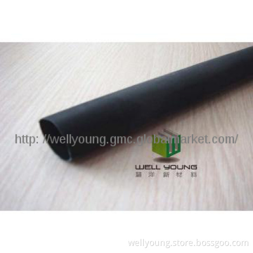 Flexible heat shrink tube with adhesive
